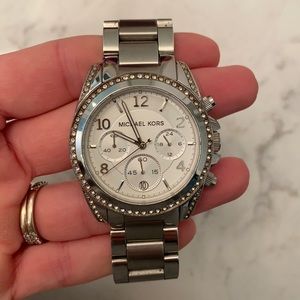 Michael Khors silver watch